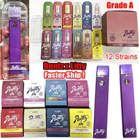 Faster Ship Runtz X Litty Disposable Vape Pens Rechargeable 1ml Empty Device Pods 280mAh Battery Oil Carts Dab 12 Strains Vapes Cartridges With Packaging Wholesale