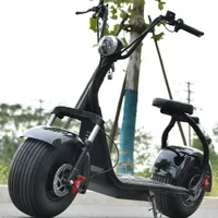 Scooter ￩lectrique adulte 3000W Motor puissant 60V20AH Batterie grande capacit￩ Max Vitesse 53 km / h Charge 200 kg 2 Fat Wheel Electric Motorcycle US Inventory