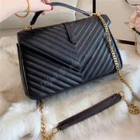 Wallet Shoulder Crossbody Bag Totes Purse Caviar Skin Chain Envelope Messenger New Handbag Tote Wallets Backpack 2021 Women Luxury244S