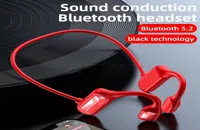 BL09 Kulaklık Bluetooth 50 Kablosuz Kulaklıklar Kemik İletim Stereo Kulaklıklar Samsung için iPhone için Kulak Sporları Asma Kulaklıklar 3292670