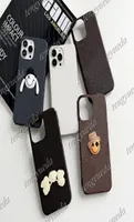 3D Doll Fashion Designer Phone Cases for iPhone 13 12 11 pro max Xs XR Xsmax 7 8plus Hard Shell Leather Luxury Cover with Samsung 7340328
