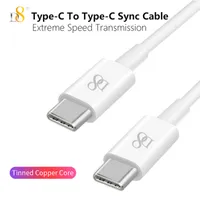 D8 Type-C to Type-C fast charging data cable TPE PD 60W 1meter for Android mobile phone