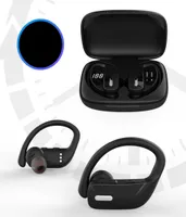T16 T17 Wireless Bluetooth -headset TWS Sport Waterdichte Oortelefoon Hoofdtelefoon 50 Zwart met oplaadbasis3000607