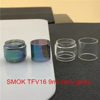 SMOK TFV16 9ml Tank Replacement Bulb Glass Tube fatboy Bubble Convex Normal 6ml Glass Clear Rainbow8258244