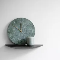 Wall Clocks Nordic Marble Clock Living Room Creative Silent Modern Simple Home Round Bedroom Hanging Decorations Interesting