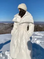 سترة نسائية للسيدات من السيدات القطن سميكة الثلج الدافئ زغب الطويل باركا باركا الإناث الإناث برامج خارجية معطف كبير الحجم 221207