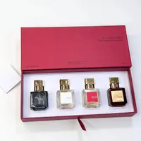 Maison Baccarat Perfume Set Rouge 540 4pcs ExtraIt Eau de Parfum Paris Pragance Man Woman Woman Cologne Spray de longue date de Premierlash 30mlx4 25mlx4 Kit