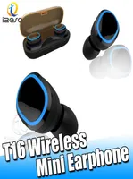 TWS T16 Bluetooth 50 Wireless Headset Touch Control Earphones IPX 7 Waterproof Earbuds Auto Paring Earpiece with Charging Case iz5051545