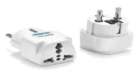 100 PCSLOlot Universal 2 -pinowy prąd elektryczny adapter adapter przełącznik Podróżowy Ładowarka UKUSAU do UE Socket 9516351