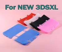 Dla nowego 3DSXL 3DSLL NOWOŚĆ 3DS XL LL Kolorowa obudowa silikonowa osłona skóry Sleeve Silikon Gumowa obudowa 20PCSLOT6802684