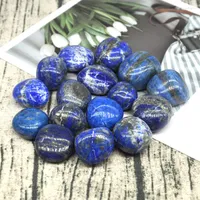 Decorative Figurines Natural Round Lapis Lazuli Bulk Tumbled Stones Gravel Specimen Healing Crystals Minerals Gemstone Aquarium Home