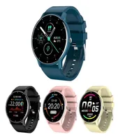 ZL02D Smart Watch Whate Women Men Sport Bristants Fitness Tracker Smart Wwatch ZL02 Монитор сердечного ритма Monitor IP67 для IOS ANDR4894364