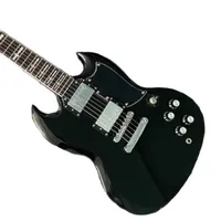Lvybest China Electric Guitar SG Black Colour Factory Direct Sales Can Be Customized