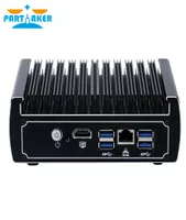 Fanless hardware firewall Partaker I7 pfsense mini pc Kaby Lake celeron 3865U with 6RJ45 1000M LAN 4 USB 308127390