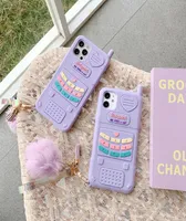 Cute Love Heart Kid Girl Regalo Purple Phone Cases para iPhone 12 11 Pro Max 12Mini XR XSMAX 6 7 8 m￡s SE2 Soft Silicone Back C1799737