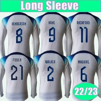 22 23 ENGlaNDS Fans Mens Soccer Jerseys KANE GREALISH MOUNT FODEN STERLING Long Sleeves MAGUIRE STONES RICE SAKA Home Football Shirts