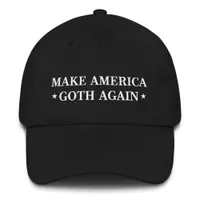 Make America Goth Again Ball Caps Adjustable Baseball Cap For Men And Women Snapback Hat Sun Caps Adults