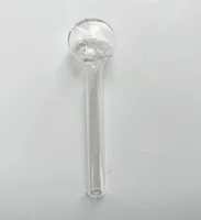 10cm Pyrex Glass Oil Burner Pipe Clear Color quality pipes transparent Great Tube tubes Nail tips