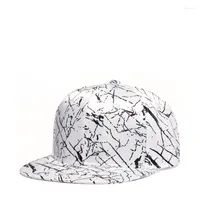 Ball Caps Original Hip Hop Hat Leather Men's Baseball Cap Adjustable Snapback High Quality Flat Brim Gorras