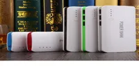 Portable power bank 20000mAh Colorful Universal Power Bank External Battery Backup USB Portable Cell Phone Chargers6454525