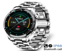 Freqüência cardíaca Rastreador de atividades de pressão arterial Chamada Smart Watch 2022 mais novo Luxury Men Smartwatch Steel Band Fitness2848993