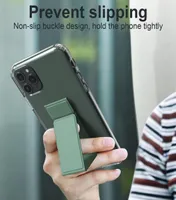 Universal Magnetyczne fałdowanie uchwytu telefonu komórkowego Składany niewidzialny przyczepność palca Stojak na iPhone 12 Mini 11 Pro Max Smartphone Case Brack8147489