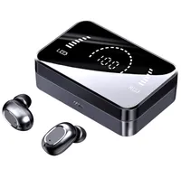 Wireless Earphone Bluetooth V50 TWS Kopfhörer -LED -Display mit 3500 mAH Power Bank Headset Microphon1292611