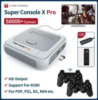 Super Console X Pro S905X HD WiFi Output Mini TV Video Game Player For PSPPS1N64DC Games Dual System Builtin 50000 Games 21034976308