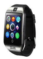 Q18 Watch Smart Watchs Bluetooth Smartwatch Wristwatch avec appareil photo TF SIM Card Slot Petomètre Antilost pour Apple Android P3889633