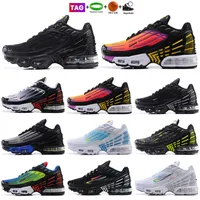 2022 TN Plus 3 III Chaussures Tuned Kids Zapatos Niños Niños Triples Blancos Blancos Niños Bebé Entrenadores de zapatillas Sports Sports