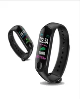 Fabryka dla MI Band 4 inteligentny zegarek Bransoletka Bransoletka Transpand Fitness Tracker ciśnienia krwi tętno M3Plus Smartwatch Drop S6152054