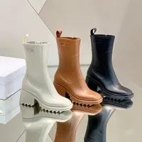 Boots Moyens talons Luxury Chaussures Femme PVC FEMME COURT