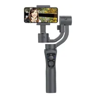 Smartfon wideo Handheld Stabilizator 3Axis Gimbal z przyciskiem zoomu ogniskowym do smartfonu wideo śledzenie twarzy wizualne automatyczne śledzenie 6507533
