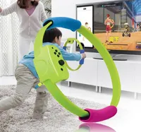 Mini Ring Pilates Circle with Ring Grips Adjustable Elastic Leg Strap 40cm for Switch JoyCon Fit Adventure7423619