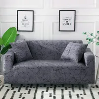 Couvre-chaise S-EMIGA 1/2/3/4 Seater Modern Sofa Cover Spandex Polyester Floral Couch Coup de salon