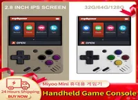 Miyoo Mini 28 inç IPS Retro Video Oyun Konsolu Protable Handligd Oyuncular Üretilen 2500 Klasik Oyun Hediyesi Çocuklar İçin H2204265072689