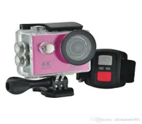 H9Rアクションカメラ4K wifiウルトラHD高品質の最新ビーチ防水スポーツカムミニDVカメラリモートコントロールvs eken 7 Colors8398411