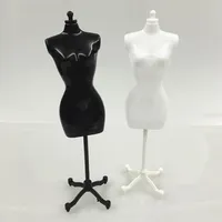 Jewelry Packaging & Jewelry4Pcs2 Black 2 WhiteFemale Mannequin For Doll Monster Bjd Clothes Diy Display Birthday Gift Drop Deliv273o