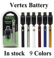 Vertex Law CO2 VV Zestawy akumulatorowe LO Waporyzator oleju 510 Baterie podgrzewania pióra Vape 350 MAH BOGO 9 kolorów3741940