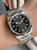 U1 classic men&#039;s watch Explorer type black dial 40mm scratch resistant blue crystal montre de luxe automatic machine