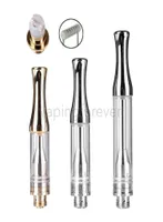 AC1003 Cartridges 05ml 10ml Silver Gold Metal Drip Tip Pyrex Glass Tube Tank With Horizontal Ceramic Coil 510 Thick Oil Cartridg1278101
