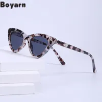 Sunglasses Boyarn 2022 Small Frame Cat Eye Women's Fashion Glasses Europe And America Cross-bord Sun