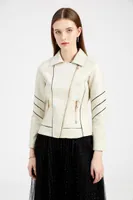 Women's Leather Spring Autumn Woman Jackets Zipper PU Coats Plus Size Streetwear Female Moto Jacket