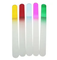 10pcs Color Glass Nail Files d'ongle Crystal Tampon Nail Care 77quot 195cmnf0194918450
