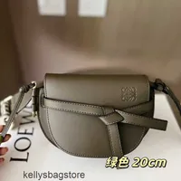 Anagram Messenger Gate Saddle Designer Bag Small Loews 20cm Bags Shoulder Strap Round Leather 2023 Crossbody Handbags 9uz5