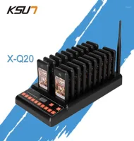 Walkie Talkie Ksun TQ20 Pager Pager Wireless Paging QueUING SYSTEM 16 Chiama Pagers 999 Canale Attrezzature per canali Transè16365137
