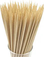 Outils de barbecue Bambou Natural Bamboo Skewers Sticks pour BBQ Kabob Gilling Barbecue Cuisine Rôtir des guimauves Plant Stakes Crafting