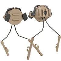 Andere Sportartikel Tactical Headset Rail Adapter Headset Bracket Headphone Mount Ständer für 1921mm Helmschiene Helm Militärjagdzubehör 221207