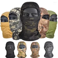 Bandanas MultiCam Camouflage Balaclava Full Face Scyt Mask Cyling Cycling Hunting Army Armia Głowa Wojska okładka taktyczna czapka 4 sezon