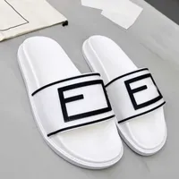 Slippers couple slippers Embossed Leather Flip Flops men's and women's casual slippers